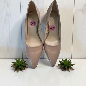 Nine West Tan Heels Classic Suede Pumps